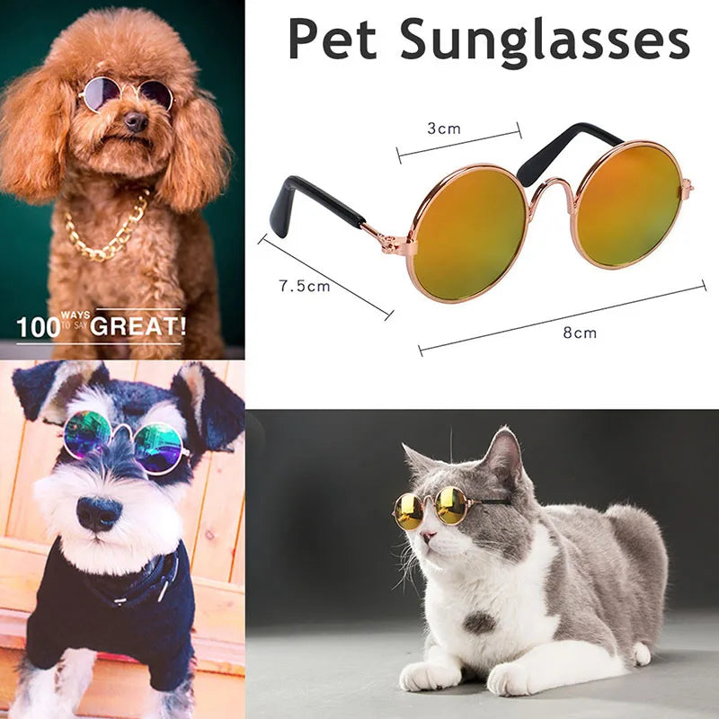 1Pc Lovely Pet Cat Glasses Small Dog Glasses Pet Products for Little Dog Cat Eye-Wear Dog Sunglasses Photos Pet Accessories