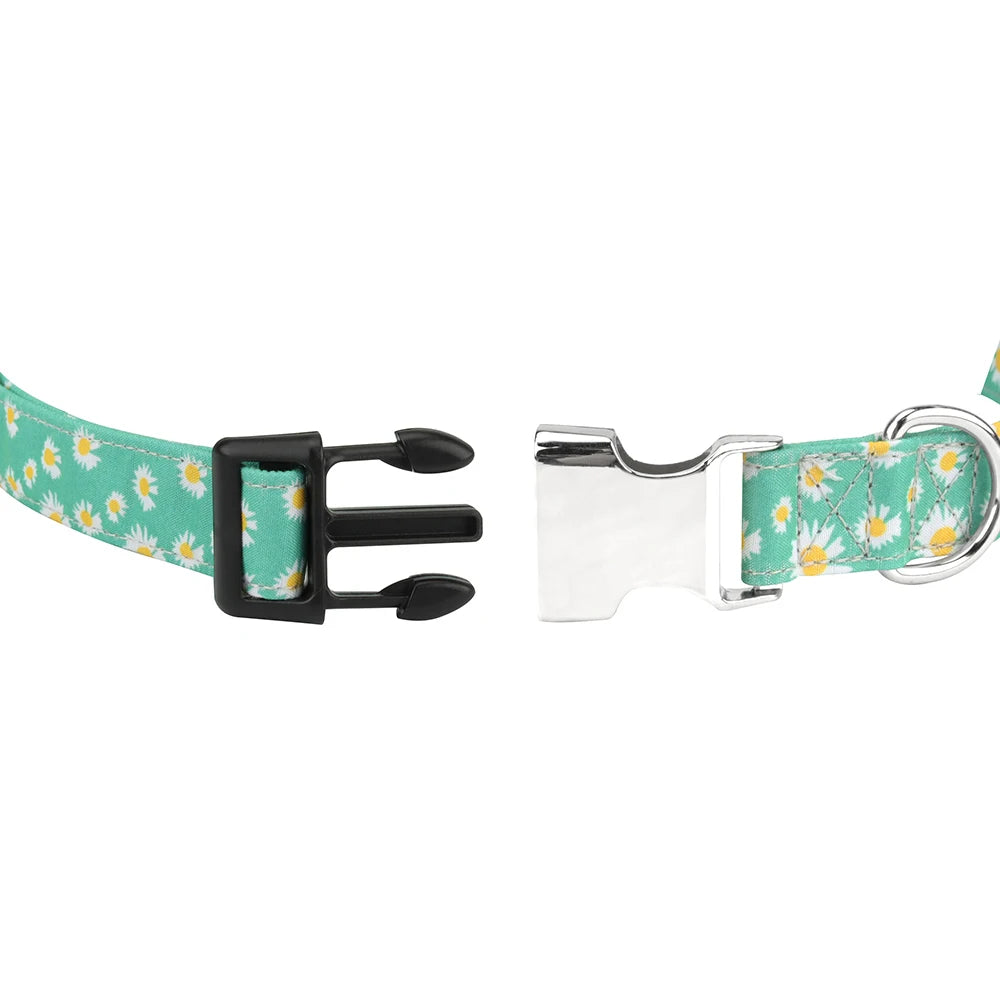 Chrysanthemum Pattern Pet Collar Flower Cat Dog Collar Pet Accessories
