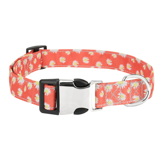 Chrysanthemum Pattern Pet Collar Flower Cat Dog Collar Pet Accessories