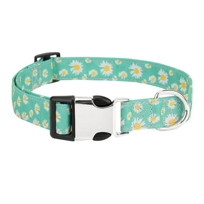 Chrysanthemum Pattern Pet Collar Flower Cat Dog Collar Pet Accessories